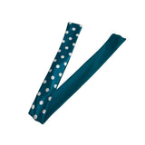 Teal Polka Dot Wired Headband