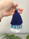 Tiered Tassel Keychain
