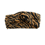 Tiger Print Autumn Knit Ear Warmer