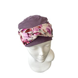 Super Soft Bamboo Jersey Turban Beanie Hat with Detachable Headband
