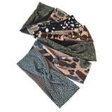 Set of patterned headbands on a white background