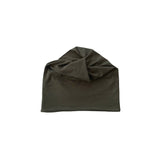 Twisted Ponytail Viscose Beanie Hat