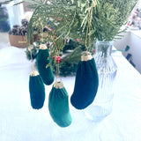 Velvet Pickle Ornaments - Handmade Cucumber Christmas Baubles ireland