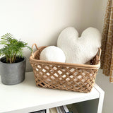 White Boucle Teddy Heart and Sphere Shaped Cushions ireland