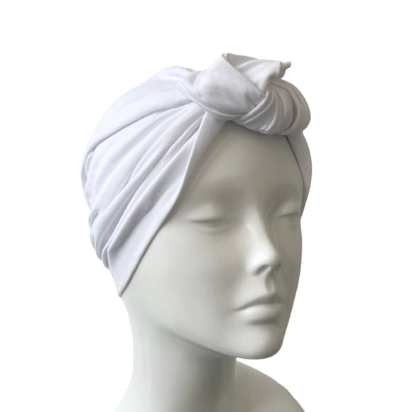 White Cotton Turban