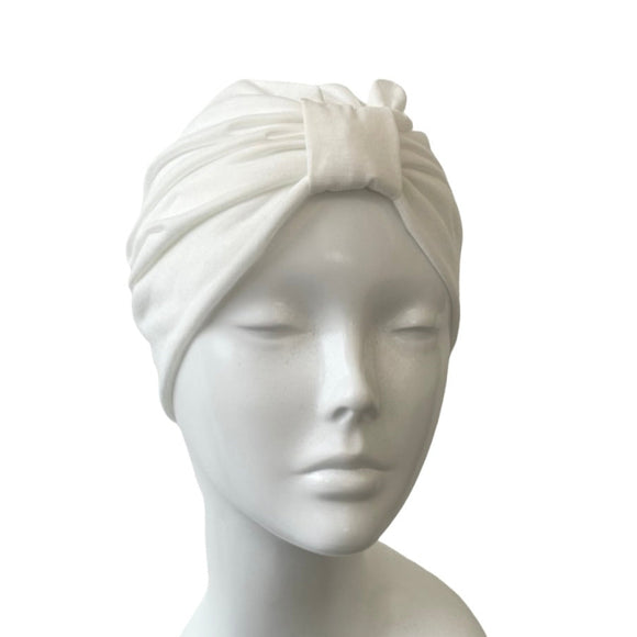 White Summer Turban 