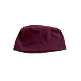 Wine Red Turban Beanie Hat with Tie Dye Headband 