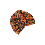 Floral patterned headscarf on a white background