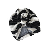 pleated turban hat