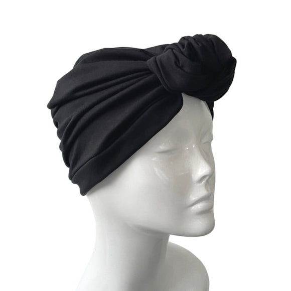 black retro turban