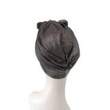 black shiny turban