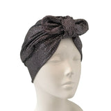 black shiny turban
