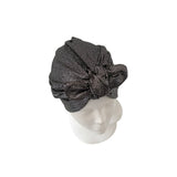 black shiny turban