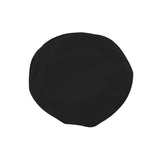 Black beret on a white background