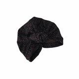 black sparkly turban