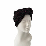 black sparkly turban