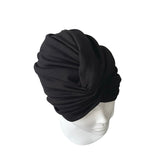 black vintage turban twist