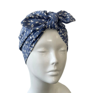 blue Alopecia Turban