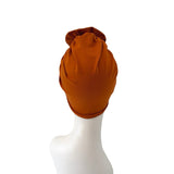 burnt orange head scarf