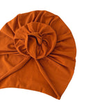 burnt orange head scarf