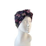 butterfly print turban