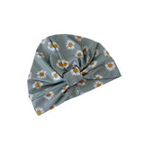 Floral patterned headscarf on a white background