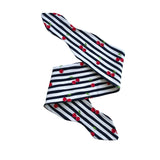 cherry print headband