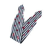 cherry print headband