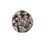 Multicolored scrunchie on a white background