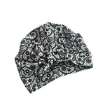 Black and White UV Coated Turban 