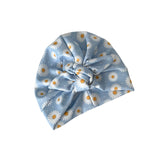 daisy print turban