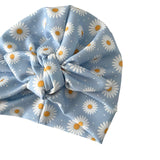 daisy print turban