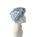 daisy print turban