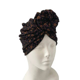 dark floral turban