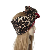 Leopard and Red Wired Headband