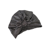 black shiny turban