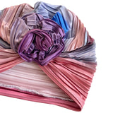 Plisse Turban Hat