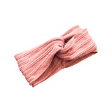 Pink Stretchy Spring Knit Headband Women