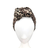 Soft Lightweight Leopard Knot Headband for Women 