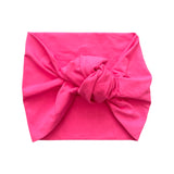 Fuchsia Wide Cotton Headband for Women