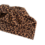 leopard fleece hat