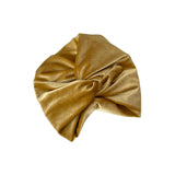 gold velvet turban