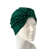 green leopard turban