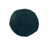 Dark green beret on a white background