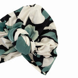 Floral patterned scrunchie on a white background