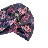 butterfly print turban