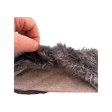 Grey Faux Fur Headband for Women