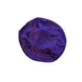 Purple Slouchy Velvet Beret