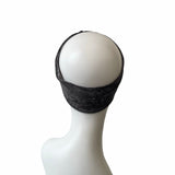 Silver Velvet Twisted Headband