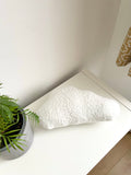 White Boucle Cloud, Moon, and Star Pillow Set